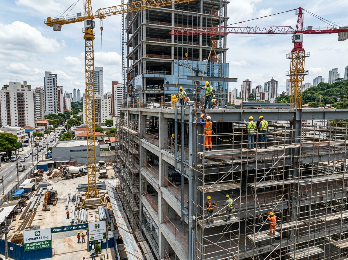 Canteiro de obras CONSERVI Serviços