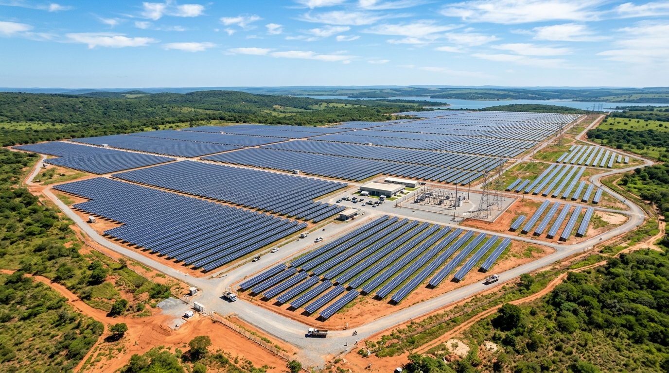 Usina solar fotovoltaica CONSERVI Serviços